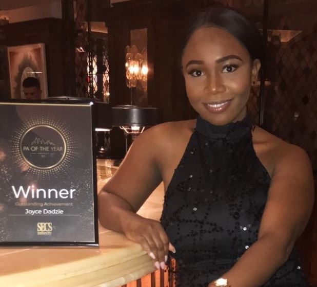 Joyce Dadzie - Secsinthecity Outstanding Achievement Award